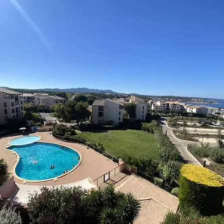 Jardins D Azur B - Super Proche Dans Domaine Avec Piscine Mae-8194 Appartement *
